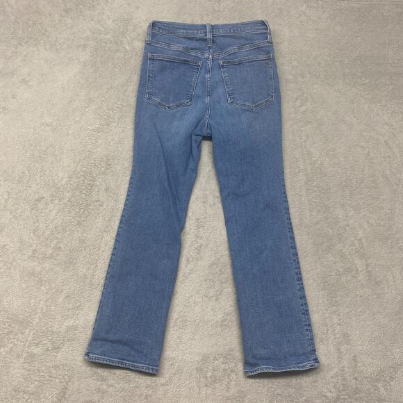 Madewell Jeans‎ Womens 25 Blue Cali Demi Boot Cut Mid Rise Medium Wash Denim - Picture 9 of 10
